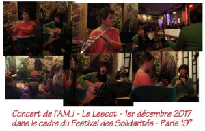 Concert le Lescot le 1er Décembre 2017